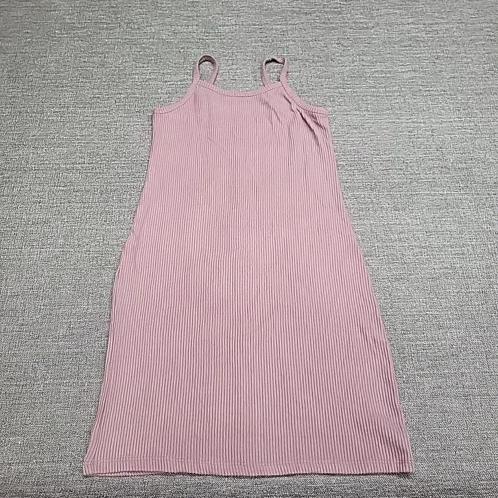 Kids Girls Long Sleeves Button Front Cardigan with Dress Set Large Size Mauve